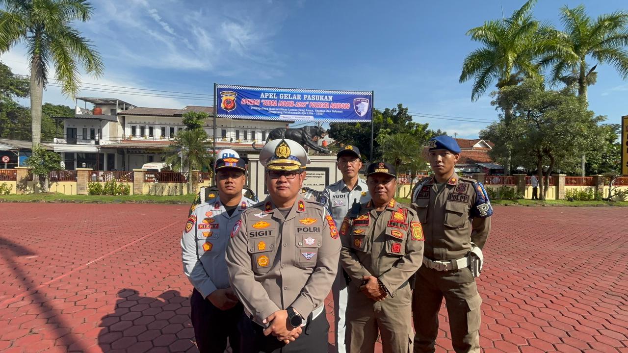 Fokus Edukasi, Polresta Bandung Mulai Operasi Zebra Lodaya 2025